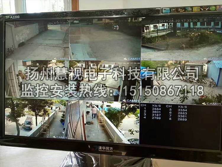 儀征征誠絲絨工藝有限公司高清視屏監控案例